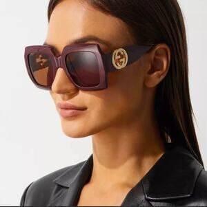 New, GUCCI Sunglasses GG1022S 007 Authentic